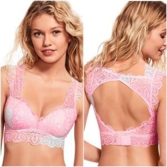 PINK Victoria's Secret Other - NWOT VS PINK Date Push-up Lace Bralette 36B